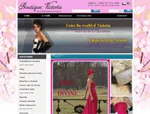 Tablet Screenshot of boutiquevictoria.cz